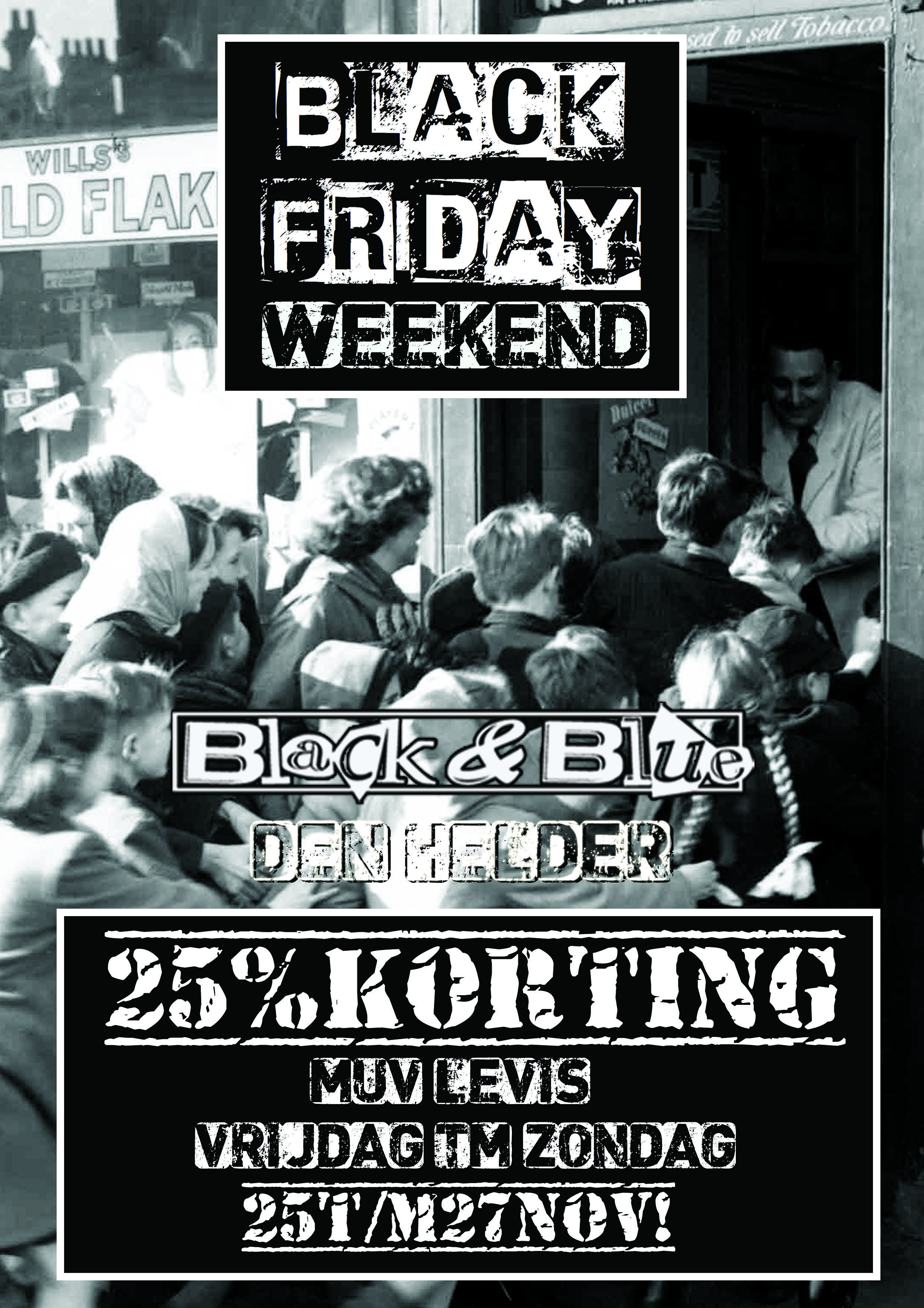 Black Friday B&B Den Helder A4 formaat